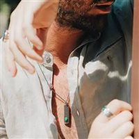 Collana Ellius serpente in Argento Malachite R188/60/RV/PV - R188/60/RV/PV